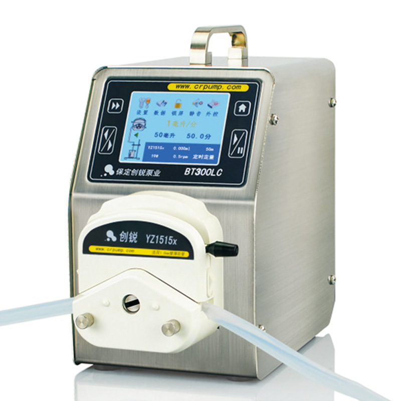 蠕动泵(流量型, 300rpm, 6滚轮, 单通道, 触屏调节)