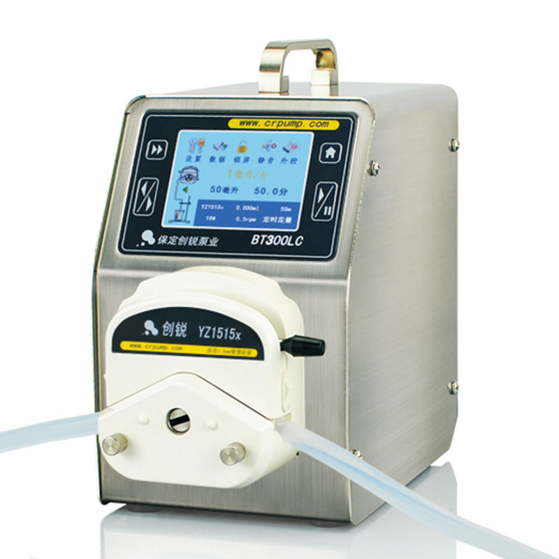 蠕动泵(流量型, 300rpm, 10滚轮, 单通道, 触屏调节)