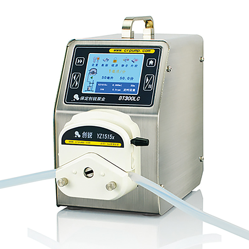 蠕动泵(流量型, 300rpm, 10滚轮, 2通道, 触屏调节)
