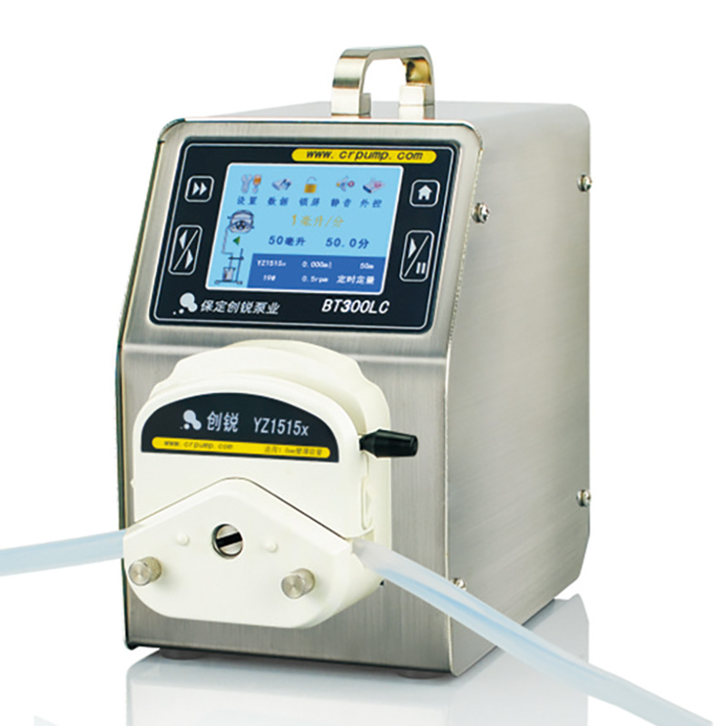 蠕动泵(流量型, 300rpm, 6滚轮, 4个通道, 触屏调节)