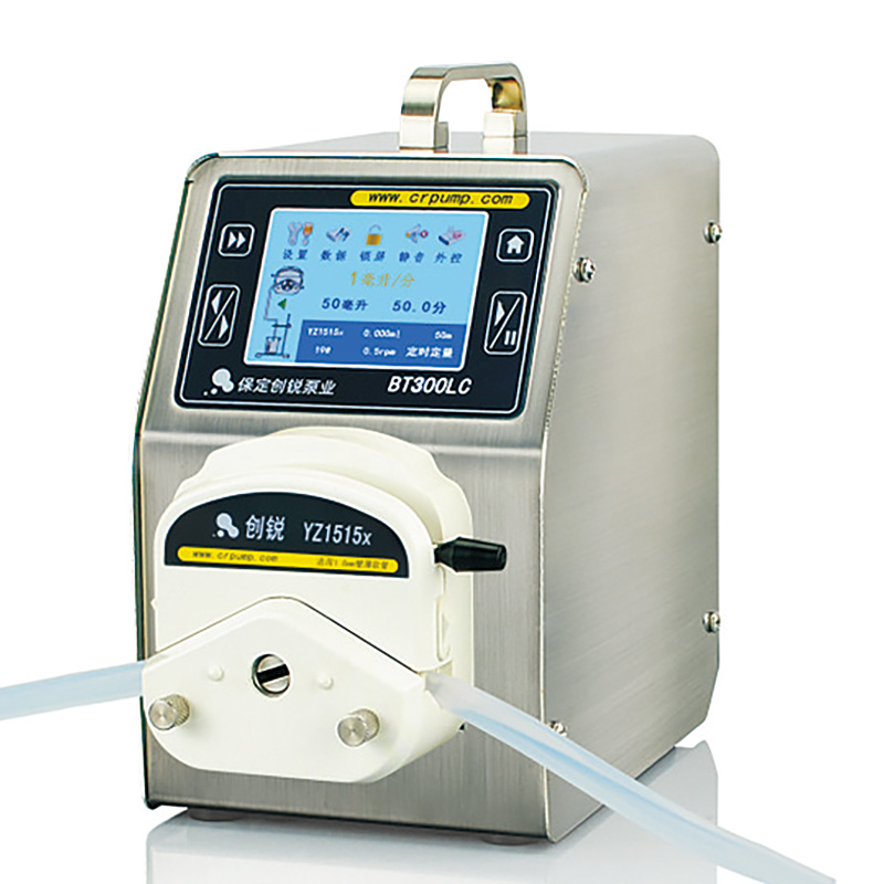 蠕动泵(流量型, 300rpm, 10滚轮, 4通道, 触屏调节)